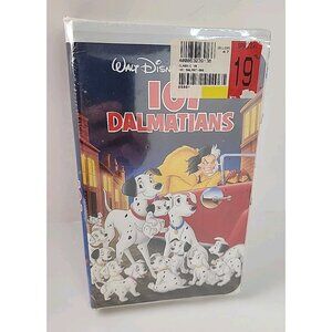 101 Dalmatians VHS 1263 Walt Disney Classic Black Diamond Rare Factory Sealed